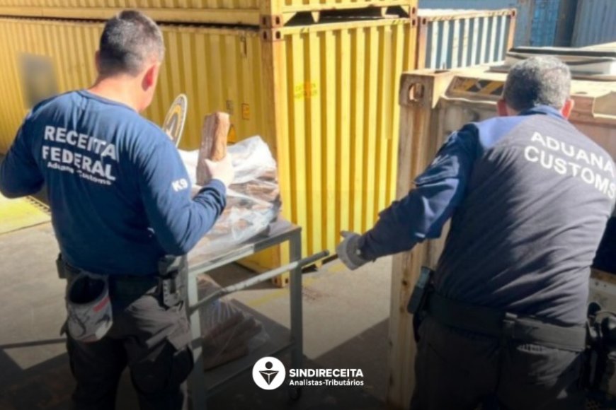 Receita Federal apreende cerca de 50 quilos de cocaína no terminal de contêineres do Porto de Paranaguá