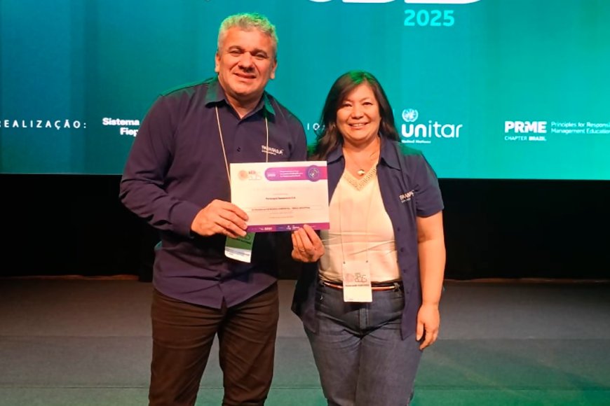 Paranaguá Saneamento é reconhecida entre os três melhores projetos do estado no Congresso Sesi ODS 2025 com a iniciativa “Você no Saneamento”