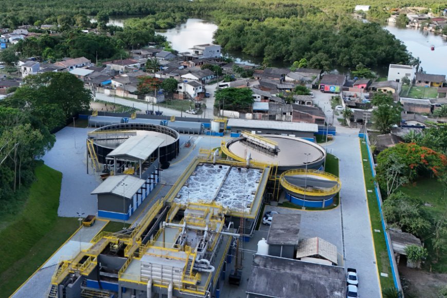 Paranaguá trata bilhões de litros de água e esgoto em 2025 e se destaca acima da média nacional em saneamento