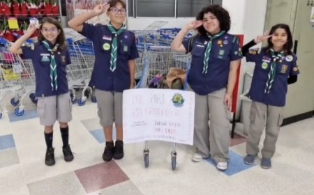 Grupo Escoteiro Comandante Santa Rita arrecada cinco toneladas de donativos para o Rio Grande do Sul