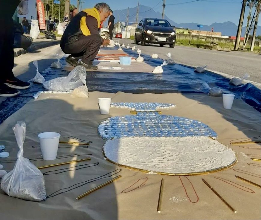 Corpus Christi: Os tradicionais tapetes serão confeccionados em todo Litoral do Paraná