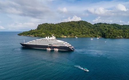 Ilha do Mel recebe navio cruzeiro de luxo nesta sexta-feira