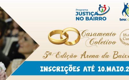 Últimos dias de inscrições para o Casamento Coletivo: prazo vai até 09 de maio em Paranaguá