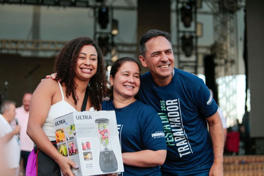 Paranaguá promove a maior festa do 1º de  Maio com shows e sorteio de prêmios