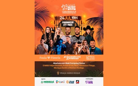 12º Show Litoral Music premia talentos nos 377 anos de Paranaguá