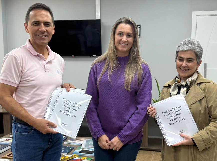 Empresários da região da Estrada das Colônias apresentam reivindicação sobre zoneamento ao prefeito de Paranaguá