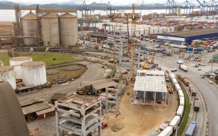 Moegão: mais de 67% da maior obra portuária do Brasil já está pronta
