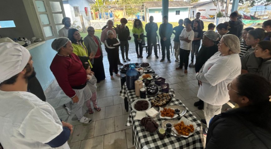 Portos do Paraná promove oficina gastronômica com açaí juçara na Ilha do Amparo
