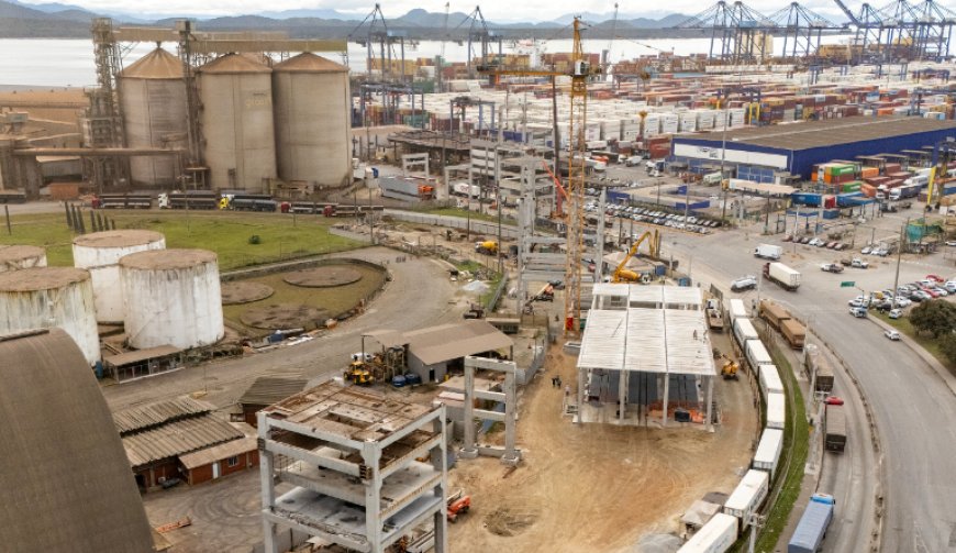 Moegão: mais de 67% da maior obra portuária do Brasil já está pronta