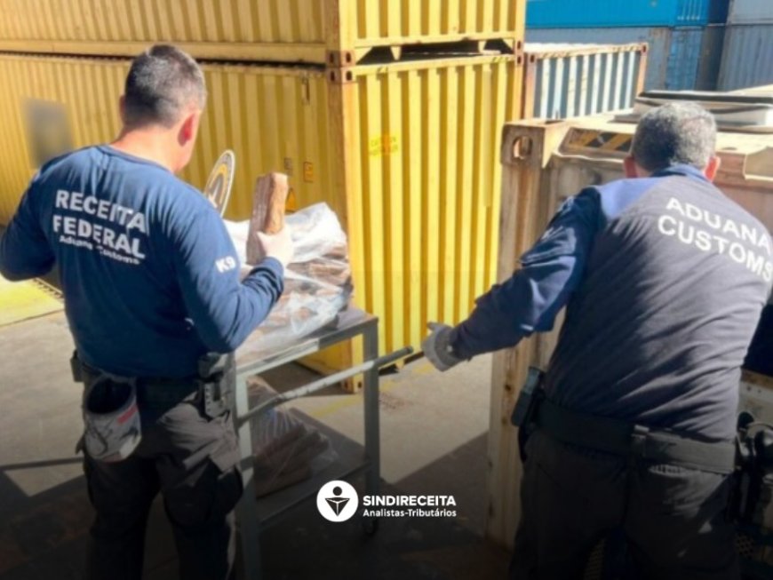 Receita Federal apreende cerca de 50 quilos de cocaína no terminal de contêineres do Porto de Paranaguá