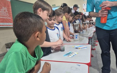 Paranaguá Saneamento leva arte, ciência e tecnologia a escolas públicas da cidade