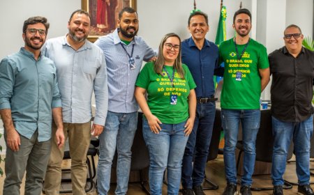Prefeito Adriano Ramos recebe representantes da nova loja Havan