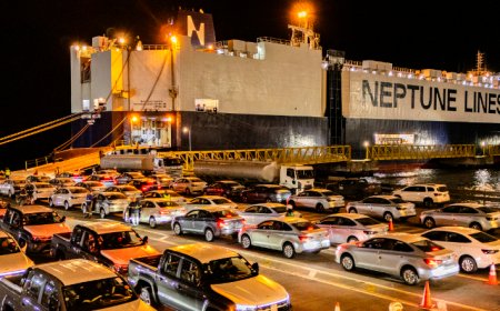 Porto de Paranaguá amplia linhas marítimas de veículos com chegada do Neptune Hellas