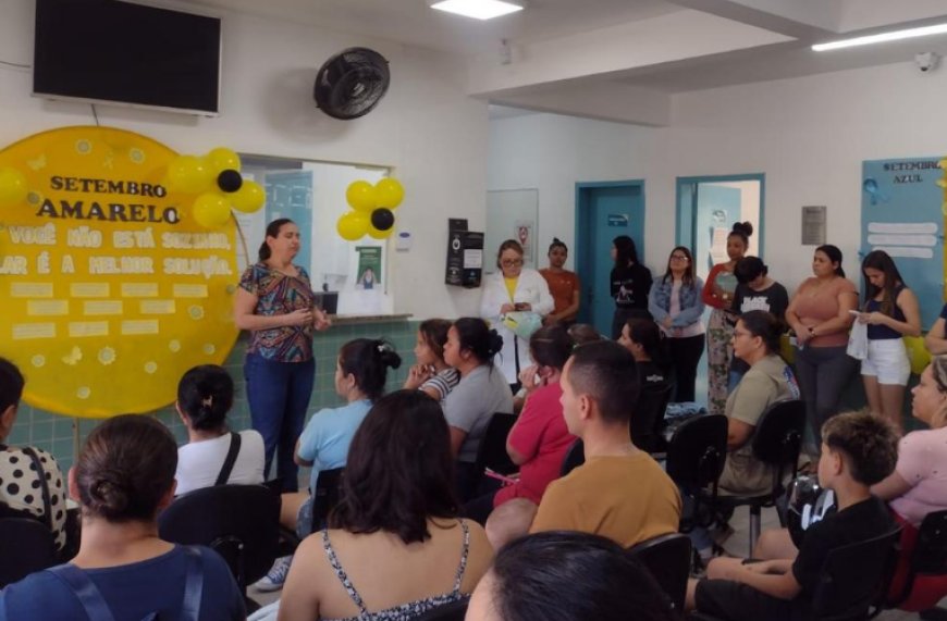 UBS da Vila Garcia promove ação do Setembro Amarelo com foco na escuta e valorização da vida