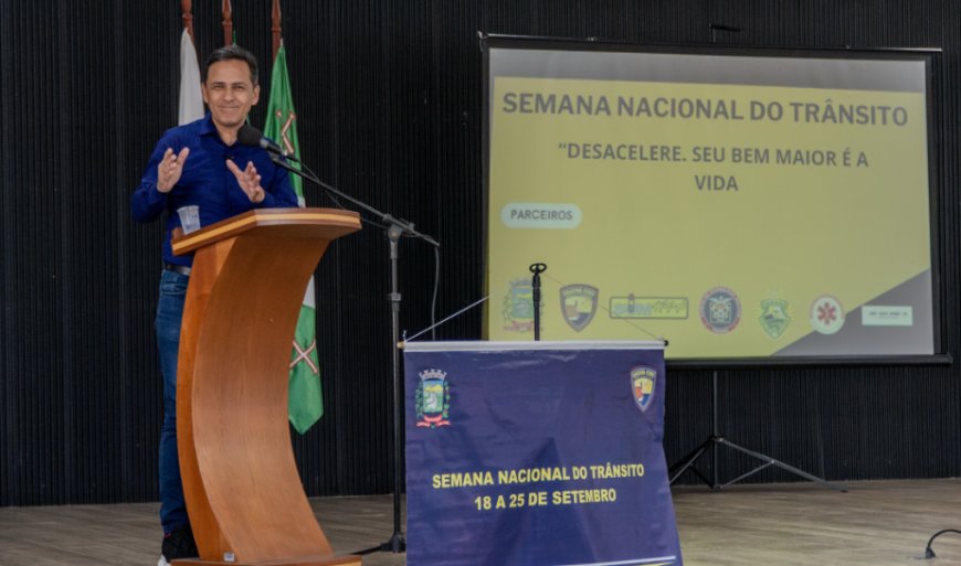 ‘Desacelere: seu bem maior é a vida’: Paranaguá abre programação da Semana Nacional do Trânsito