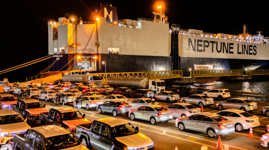 Porto de Paranaguá amplia linhas marítimas de veículos com chegada do Neptune Hellas