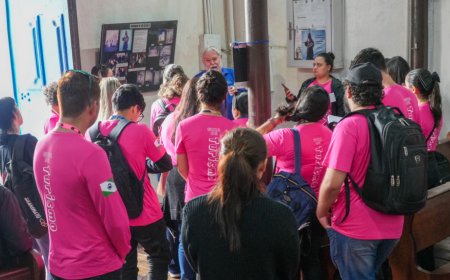Escola de Formação de Turismo promove visita à Igreja de São Benedito