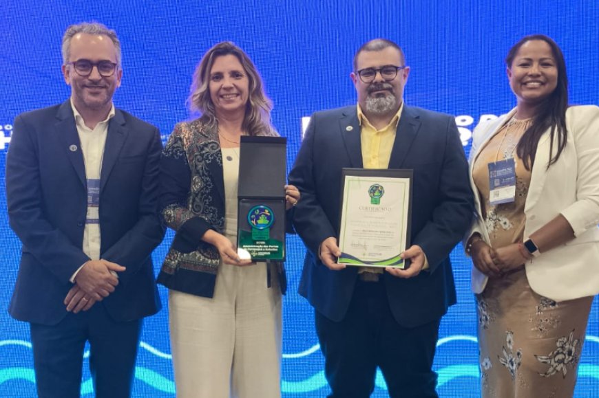 Portos do Paraná recebe Selo Impulso Verde e consolida liderança ambiental no setor portuário
