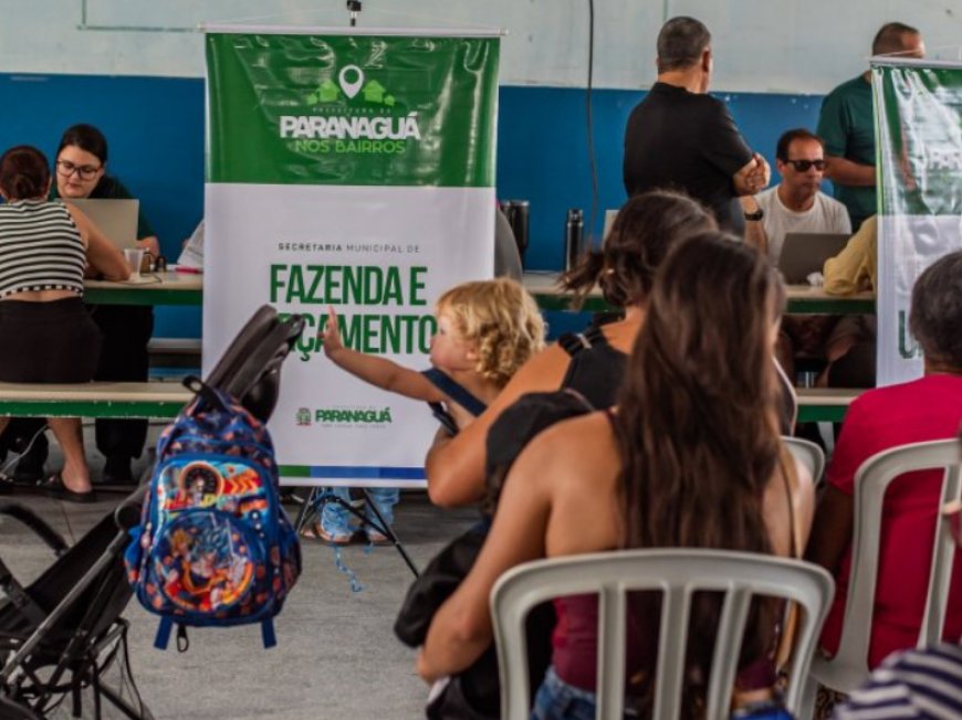Prefeitura de Paranaguá nos Bairros leva serviços a moradores no Porto Seguro