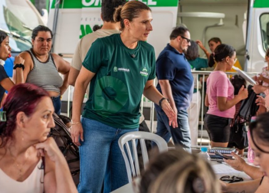 Prefeitura de Paranaguá nos Bairros leva serviços a moradores no Porto Seguro