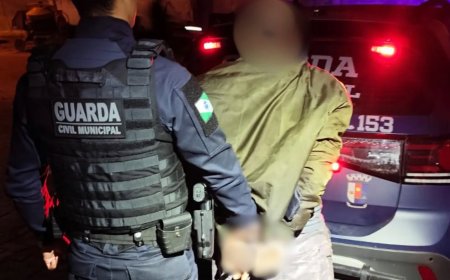 Homem ameaça companheira com foice e acaba preso pela GCM em Pontal do Paraná