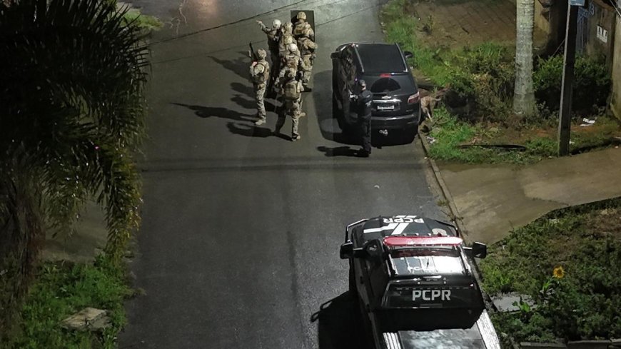 PCPR cumpre 74 mandados contra célula de organização criminosa que tentava se instalar no Paraná