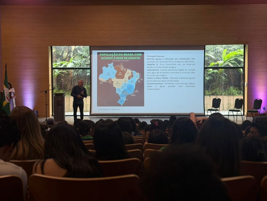 Paranaguá Saneamento destaca a importância do saneamento durante o 1º Fórum Nacional Porto + Cidade