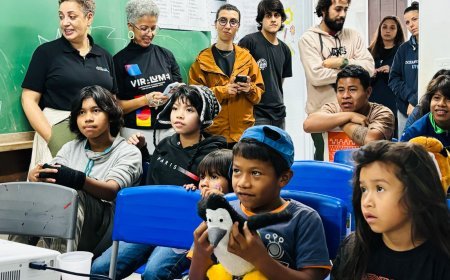 UFPR leva cinema, ciência e cultura oceânica a escolas públicas de Pontal do Paraná