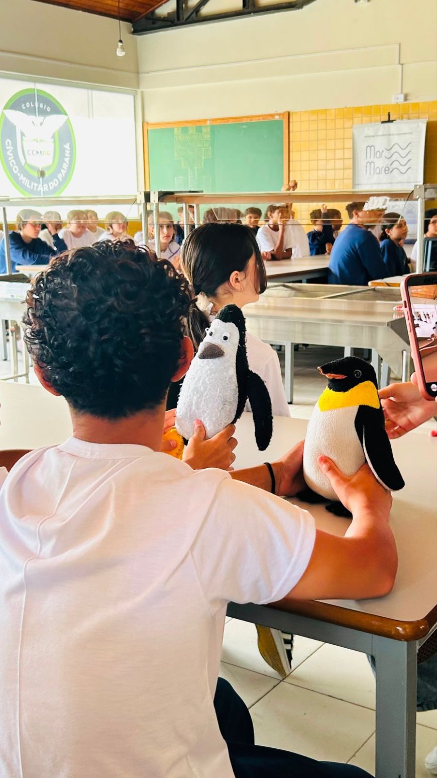 UFPR leva cinema, ciência e cultura oceânica a escolas públicas de Pontal do Paraná