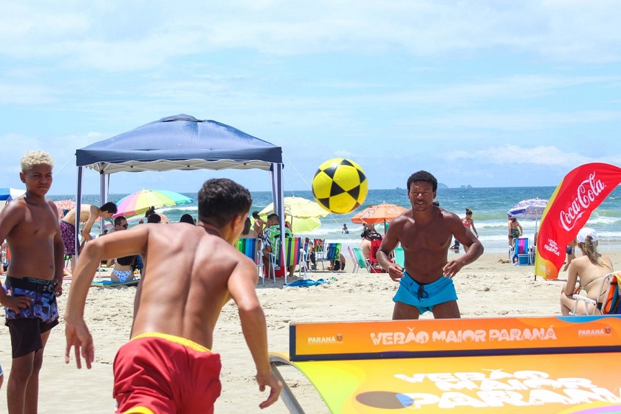 Atividades esportivas dos postos fixos do Verão Maior Paraná