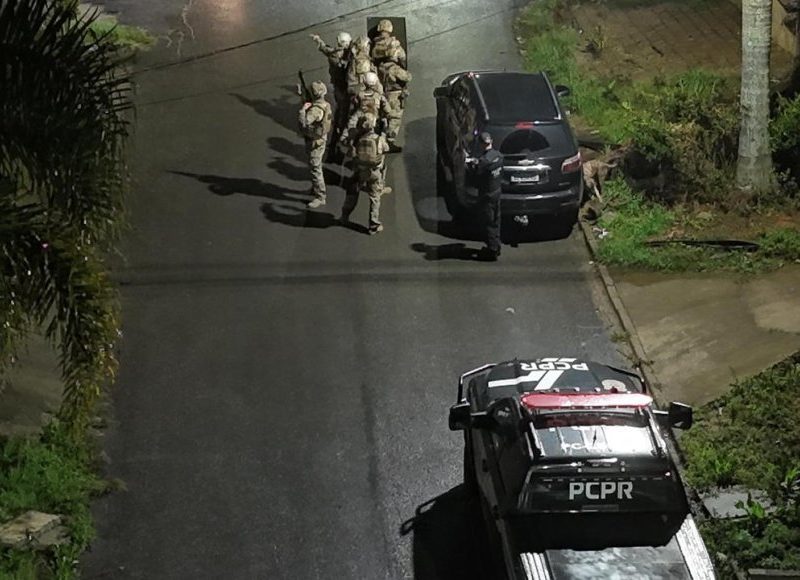 PCPR cumpre 74 mandados contra célula de organização criminosa que tentava se instalar no Paraná