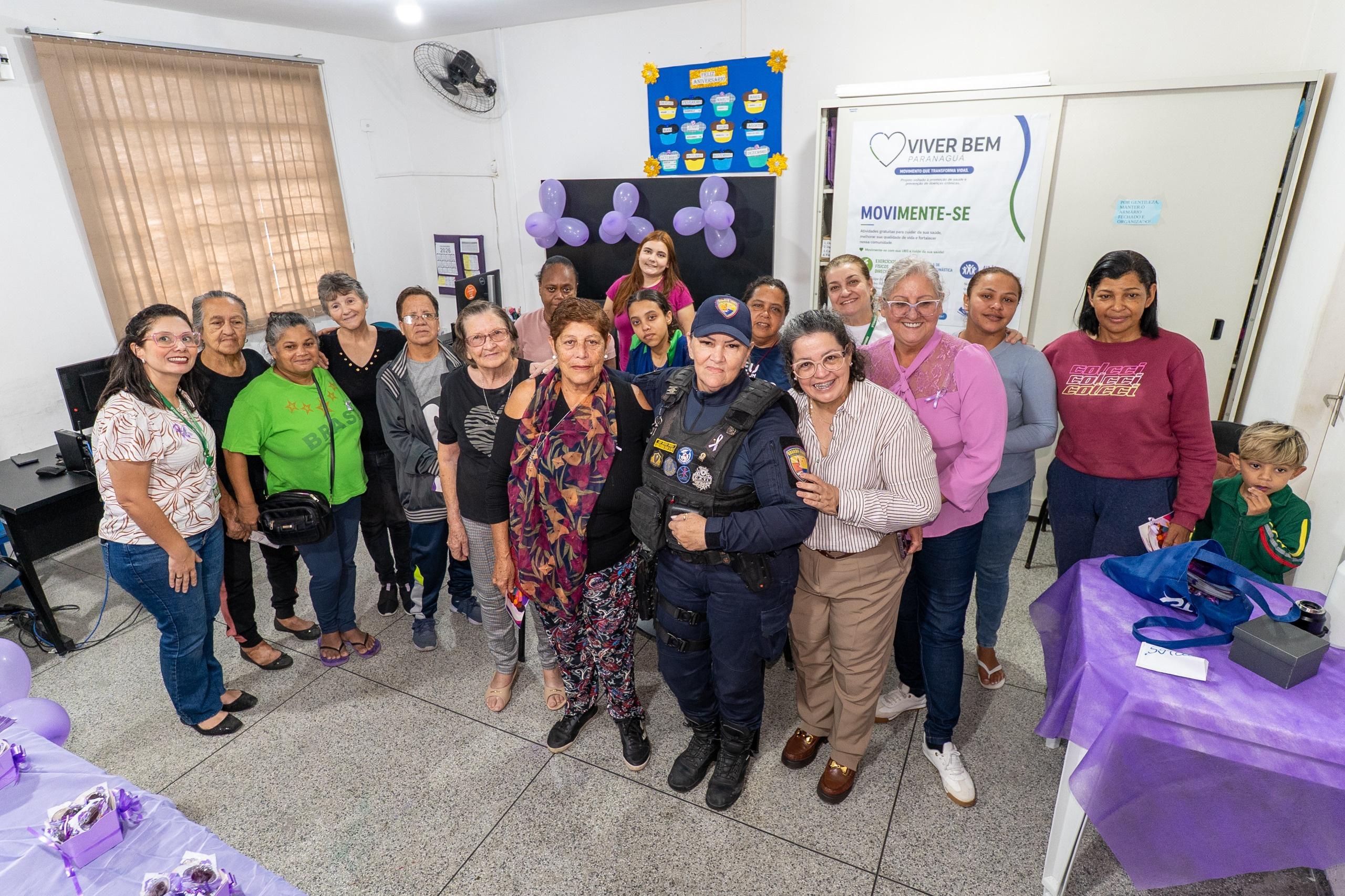 Tarde Lilás levou informação e fortaleceu a rede de proteção às mulheres no CRAS Serraria do Rocha
