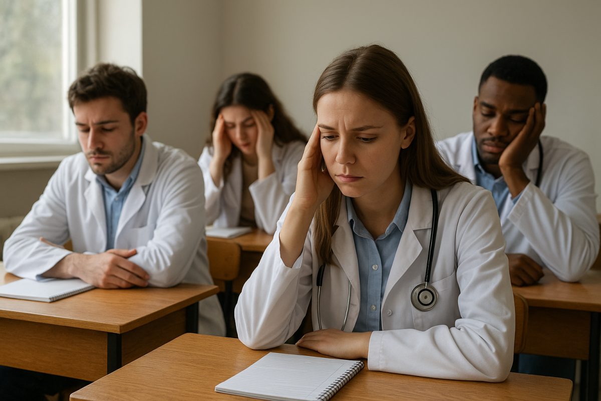 Estudo revela que 66% dos estudantes de medicina enfrentam depressão