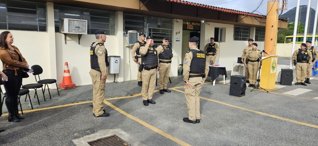 35º BPM realiza primeira formatura mensal e celebra três meses de criação da unidade no Litoral