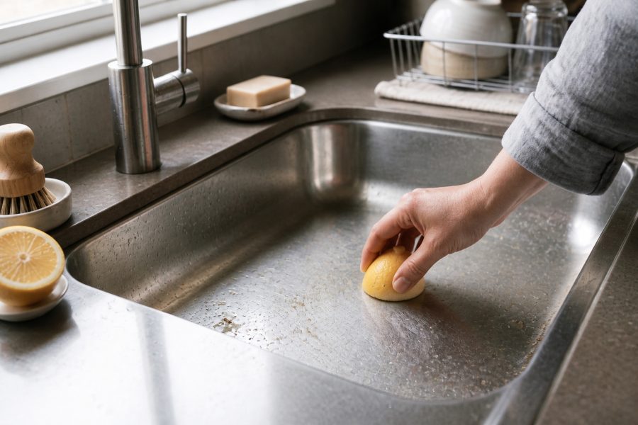 Limão: a solução prática para manchas na pia após cozinhar