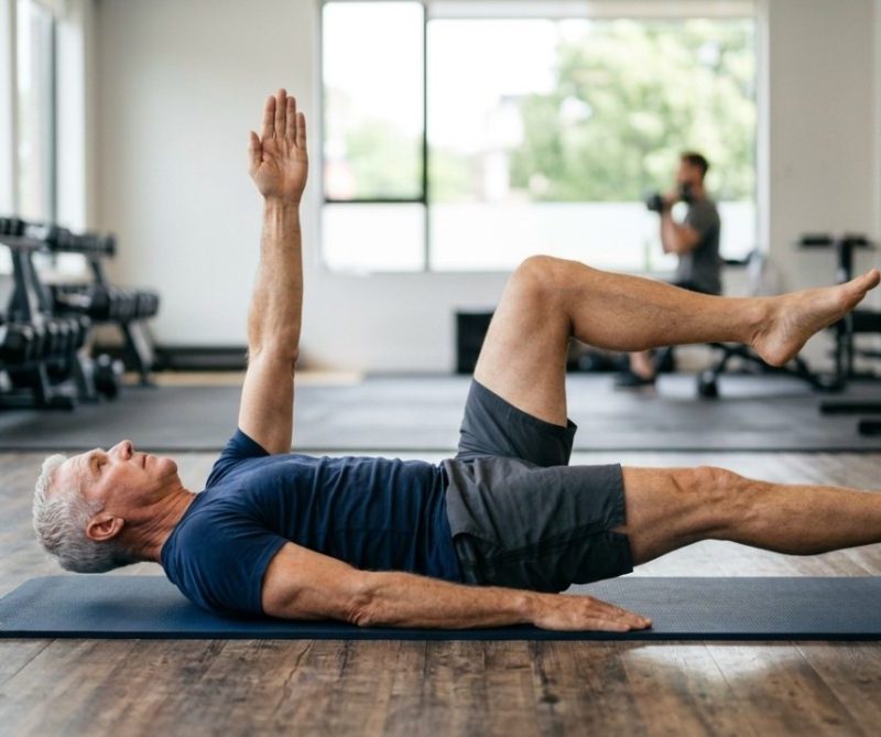Dead bug: o exercício abdominal que substitui a prancha após os 55 anos