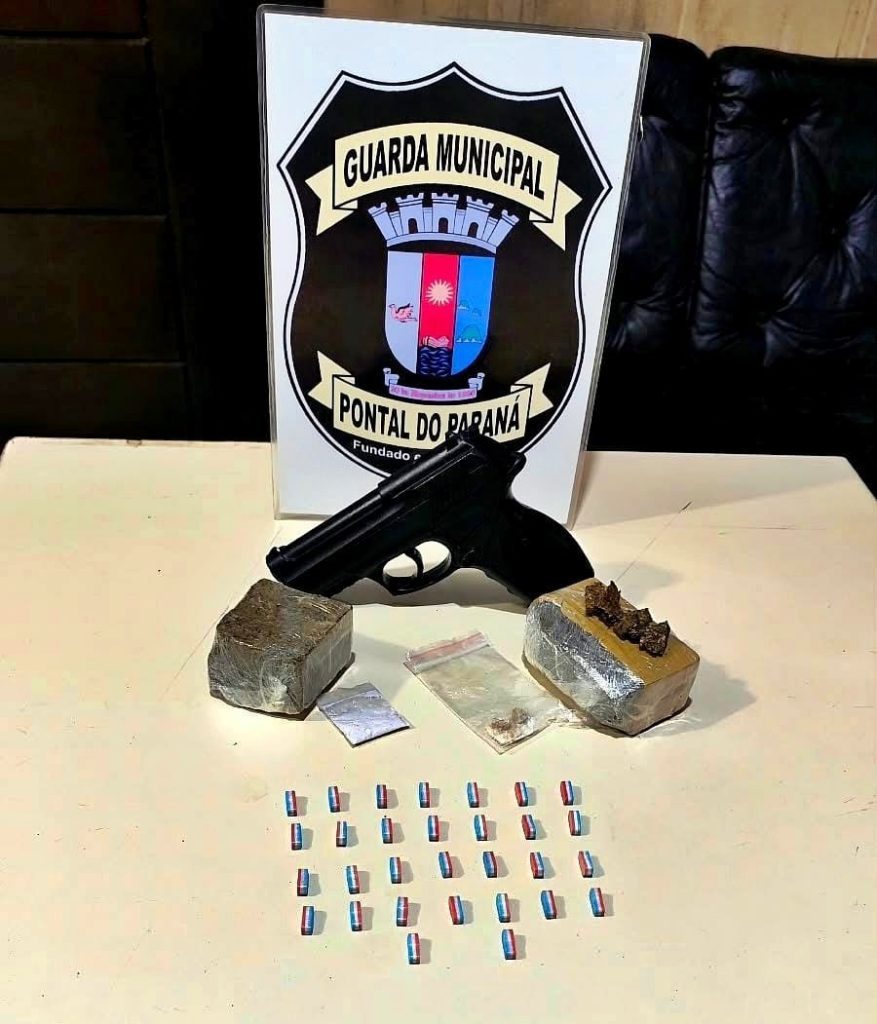 Agressão doméstica leva Guarda Municipal a descobrir ponto de drogas em Pontal do Paraná