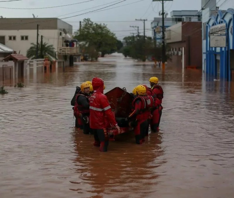 Chuva extrema na Serra Gaúcha provoca alerta de enchente no Vale do Caí
