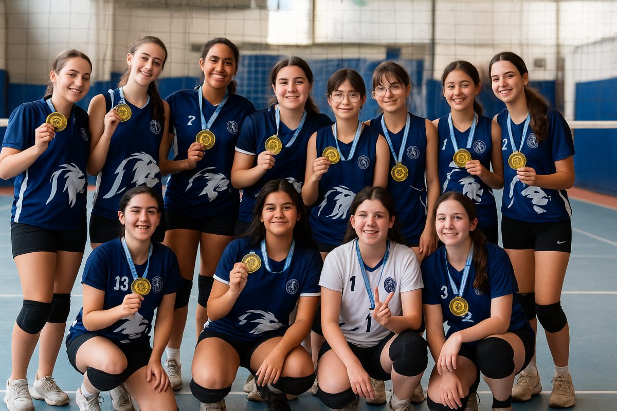 Anglo Acre conquista bicampeonato invicto no Desafio de Vôlei Sub-15