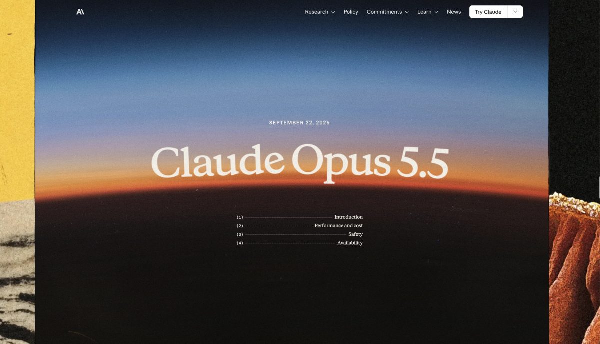 Anthropic lança Claude Opus 5.5, com desempenho do Fable 5.1 e 40% mais barato que o Opus 5