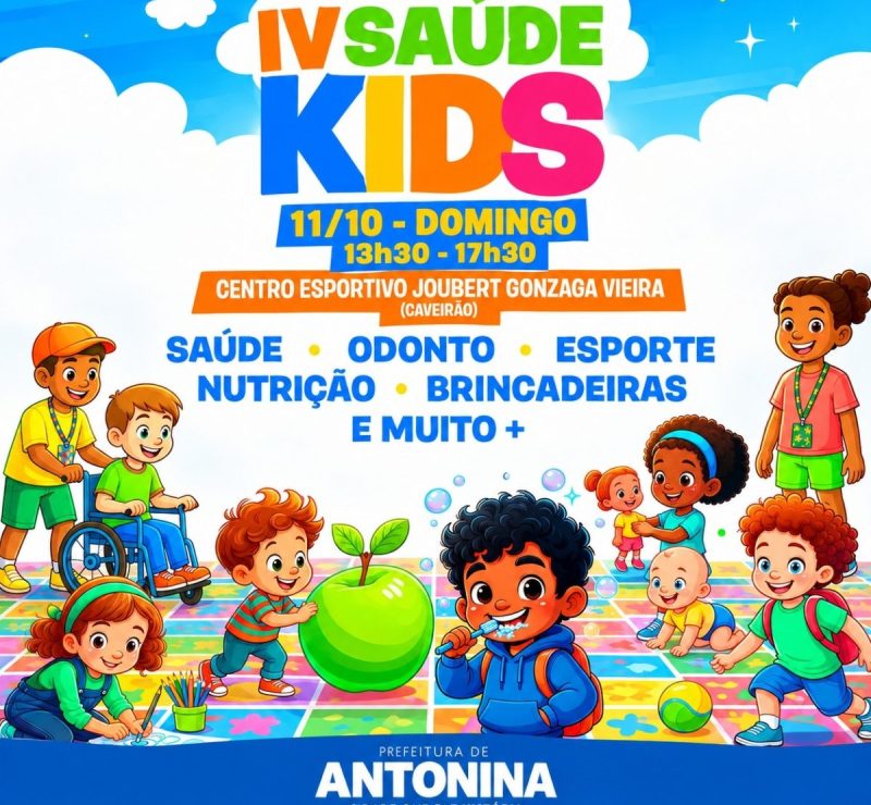 Antonina promove quarta edição do projeto Saúde Kids