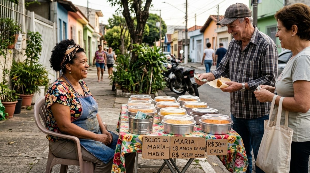 Barraca de bolo há 20 anos se torna referência no bairro Permanência