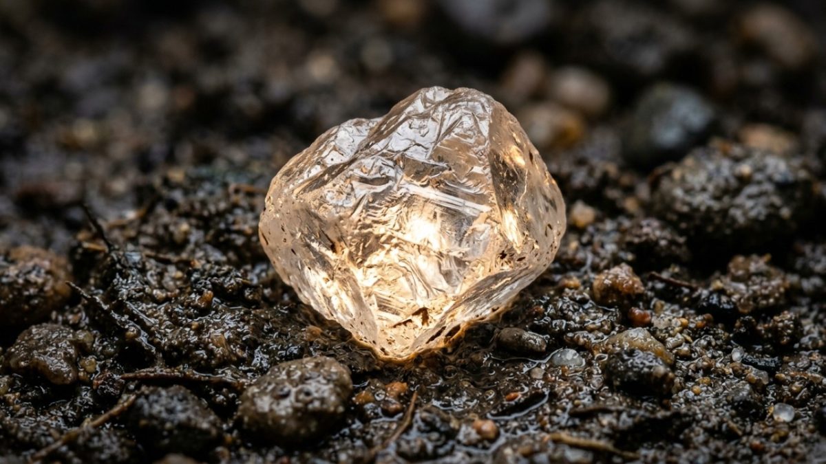 Após apenas 20 dias de escavação, agricultor encontra diamante de 4,70 quilates e vê a chance de mudar de vida