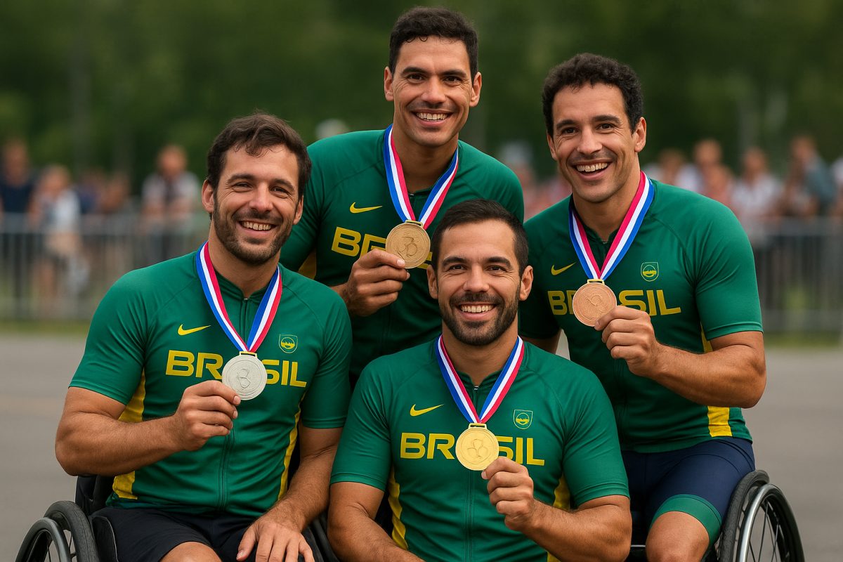 Brasil brilha no Mundial de paraciclismo com cinco medalhas conquistadas