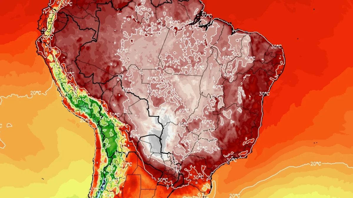 Calor supera 40ºC em oito estados, atinge 42ºC e vai aumentar