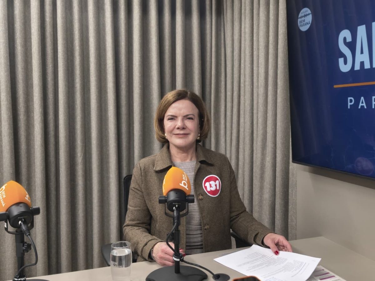 Candidata ao Senado, Gleisi promete acabar com bets e garante o Contorno Ferroviário de Curitiba