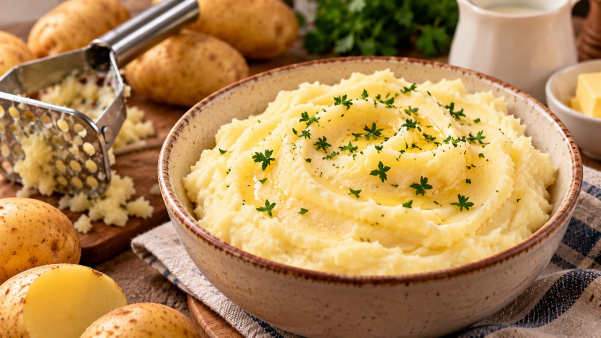 Chefs concordam que o purê não deve ir ao liquidificador, porque o excesso de movimento libera amido e deixa a textura pegajosa