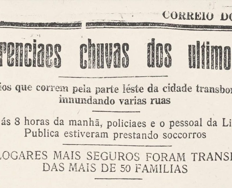 Cem anos atrás, tempestade histórica já castigava o território gaúcho