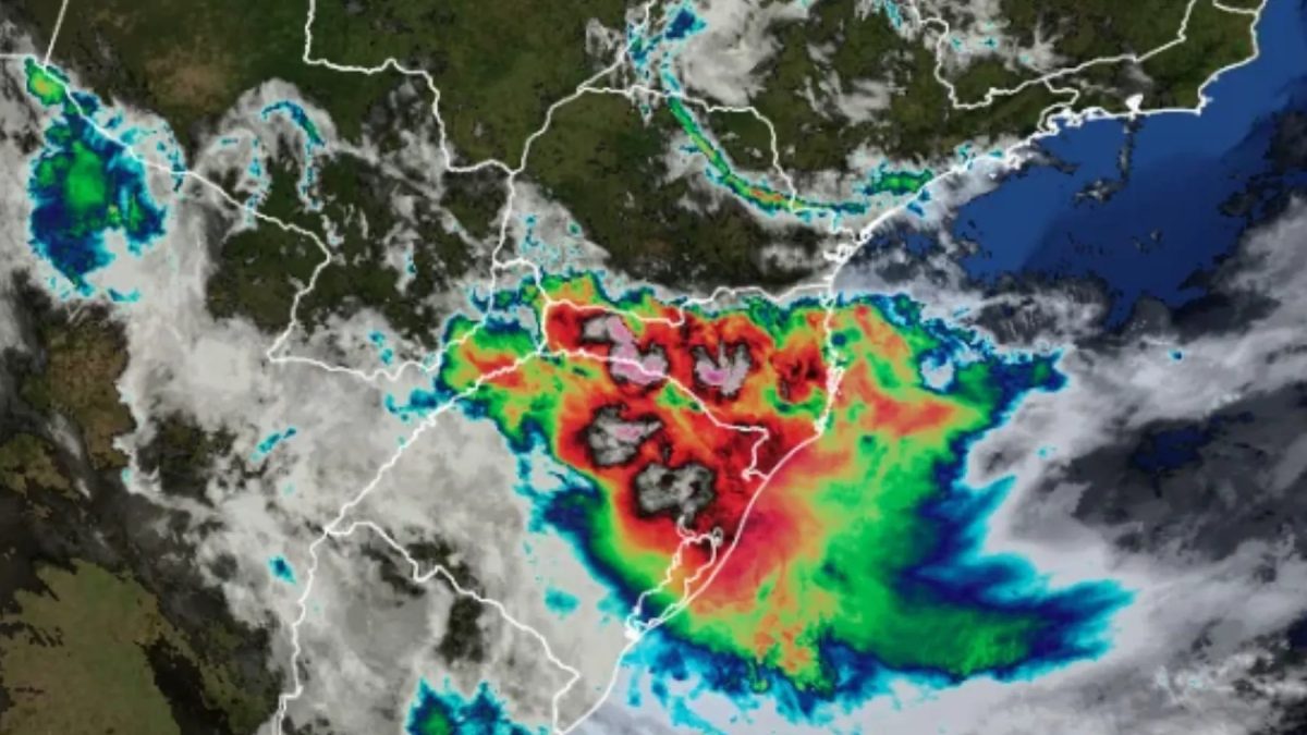 Ciclone extratropical no Paraná: alerta de tempestades com ventos de até 100 km/h