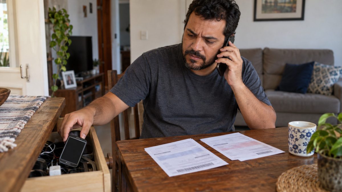 Cliente ligou para cancelar uma linha que já não usava, ouviu que o pedido só seria aceito depois de quitar as faturas vencidas e percebeu que continuar esperando faria a dívida crescer ainda mais